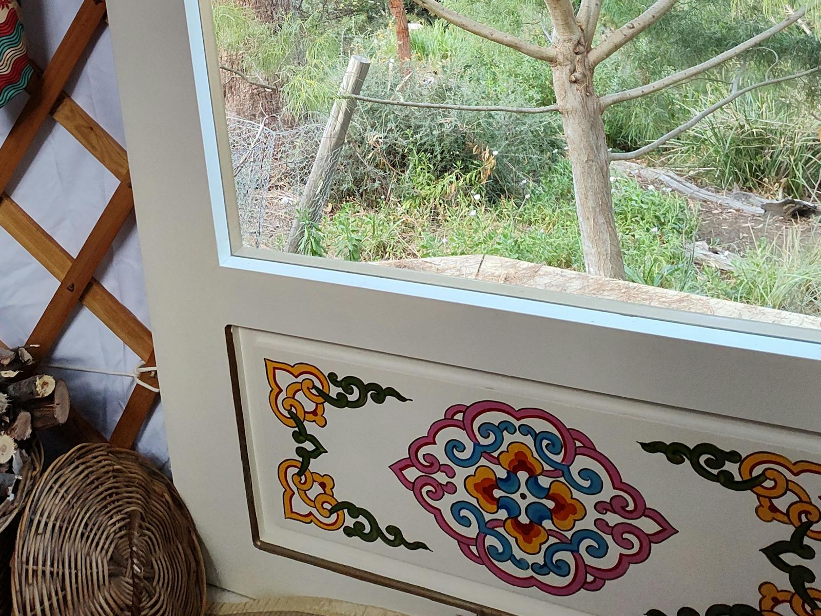 View from one of the windows (which open)