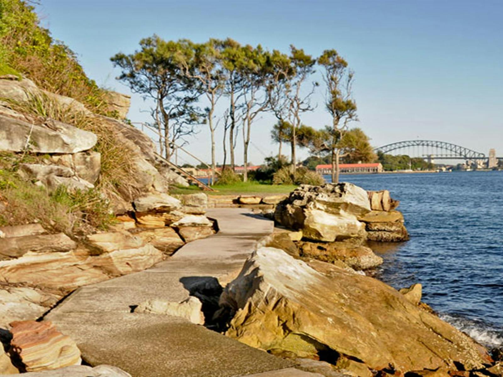 View across the harbour from Clark Island. Photo: Kevin McGrath © DPIE