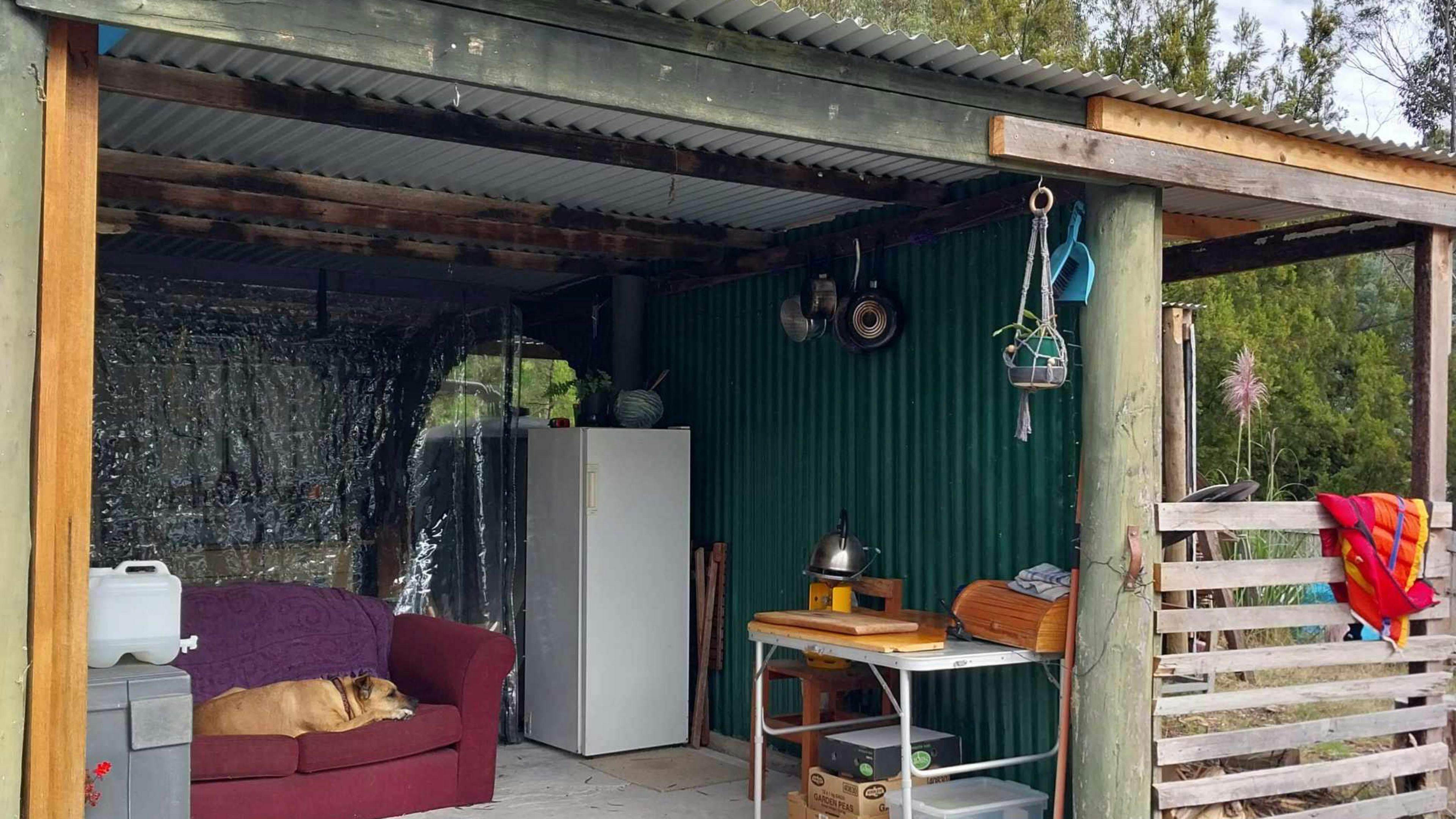 Outdoor kitchen area, your pooch is welcome with prior discussion ;)