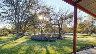 Currango Homestead verandah, Kosciuszko National Park. Photo: Murray Vanderveer/OEH