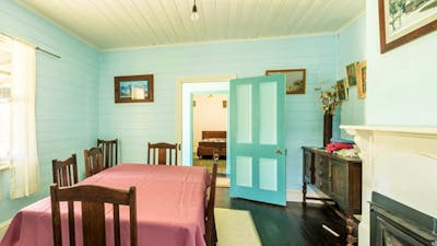 Currango Homestead dining room, Kosciuszko National Park. Photo: Murray Vanderveer/OEH