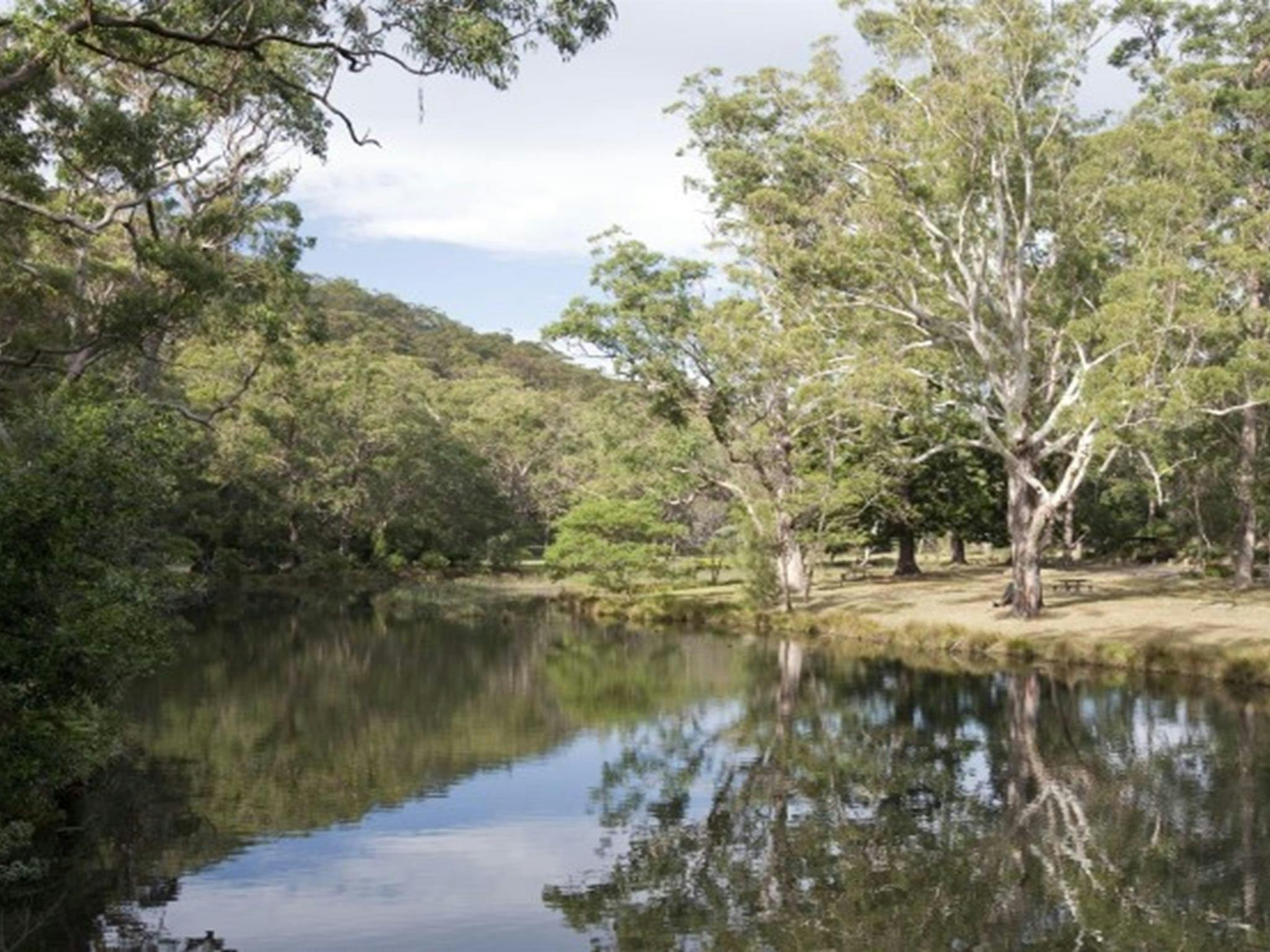 The Hacking River at Currawong Flat picnic area in Royal National Park. Photo: Nick Cubbin &copy;