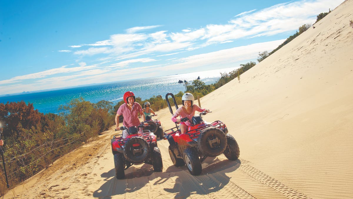 ATV Quad Bikes at Tangalooma