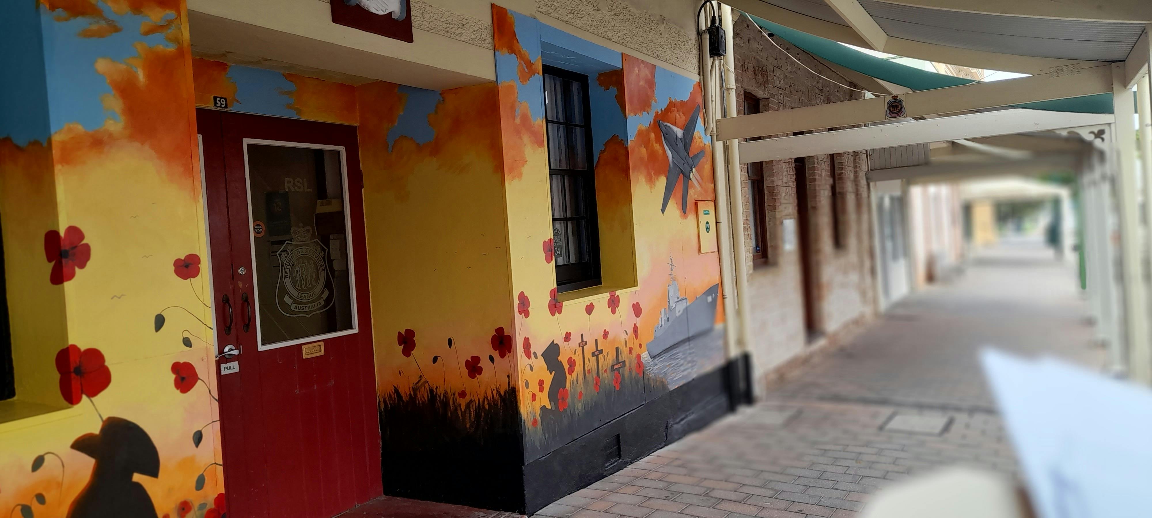 Mural RSL building , Moonta