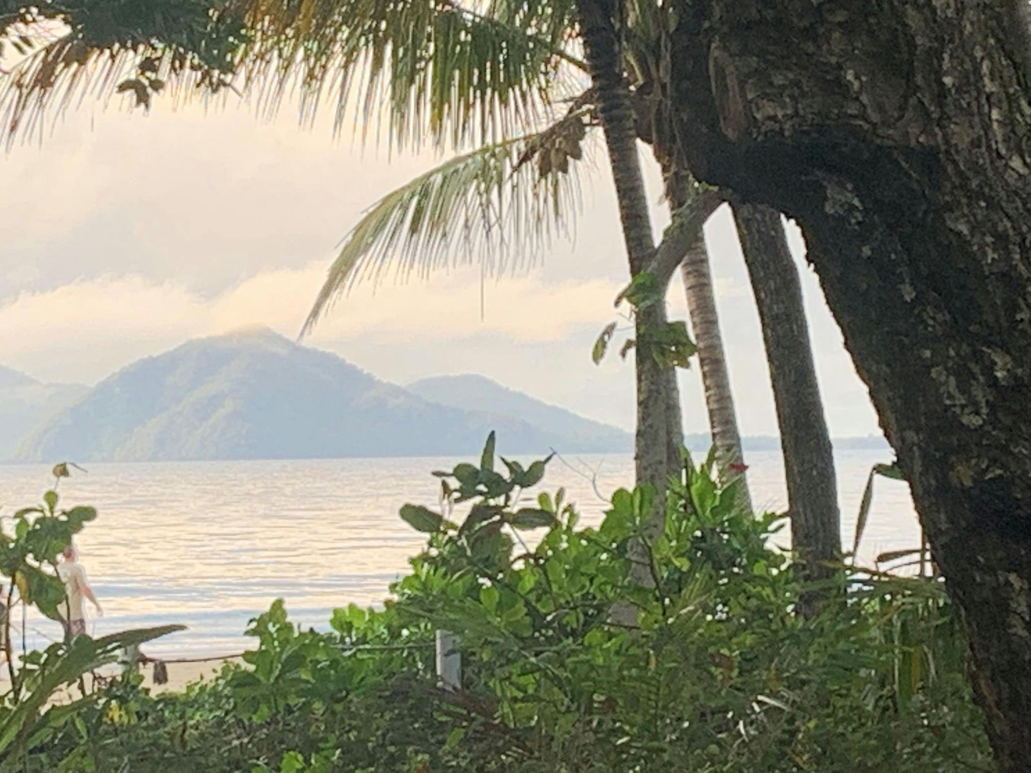 Picture taken from Mission Beach at sunset looking out to Dunk Island Picture taken from Mission Beach at sunset looking out to Dunk Island