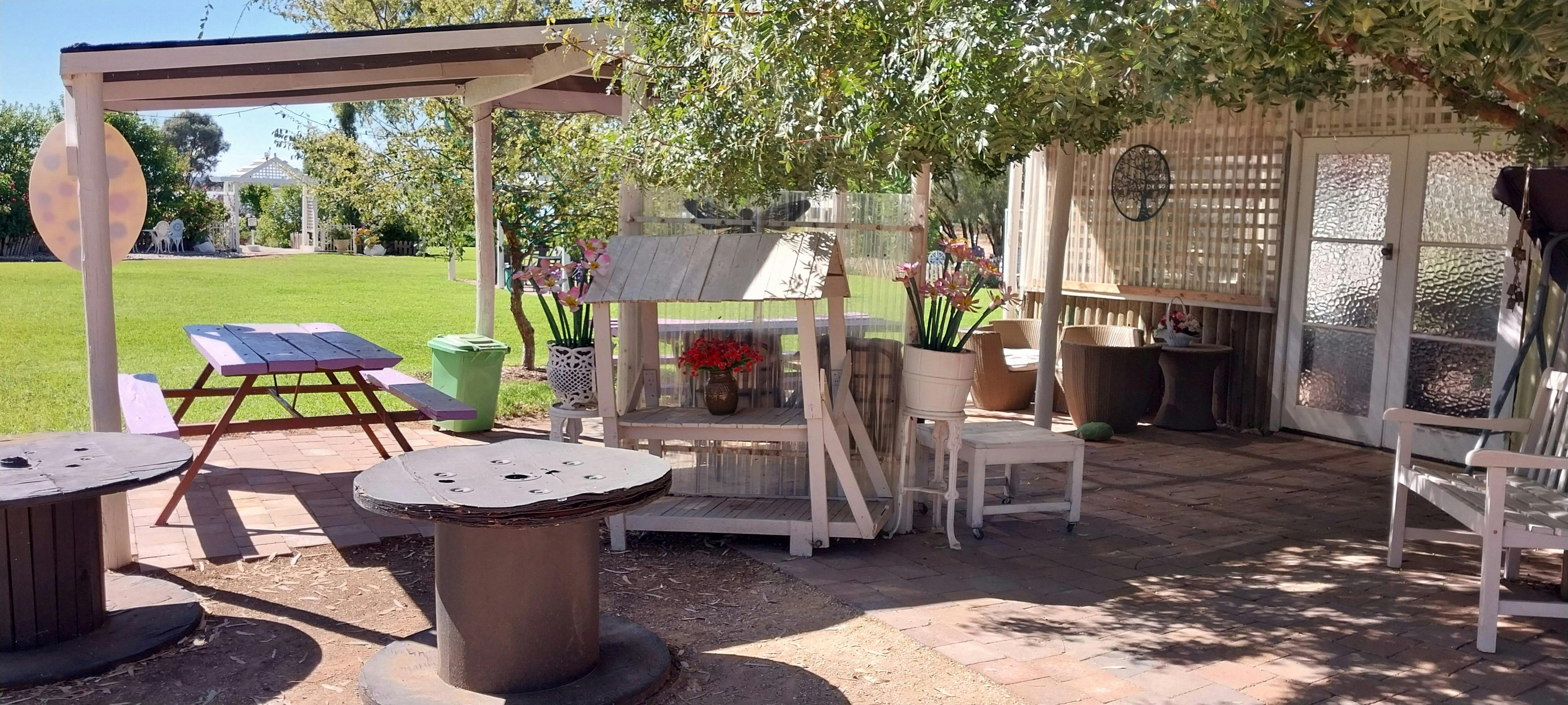 Outdoor sitting areas