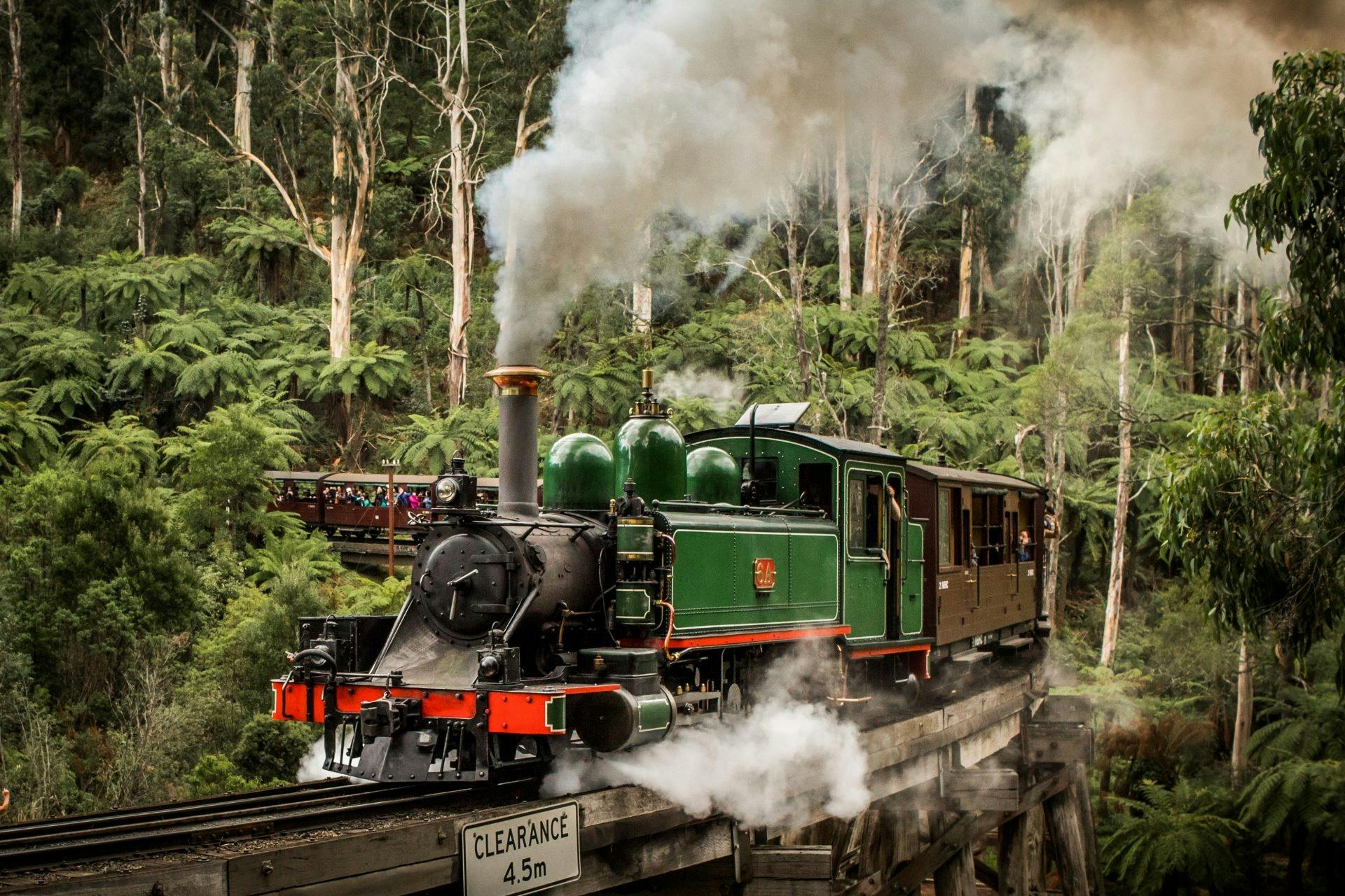 PUFFING BILLY IS AUSTRALIA'S PREMIER PRESERVED STEAM RAILWAY