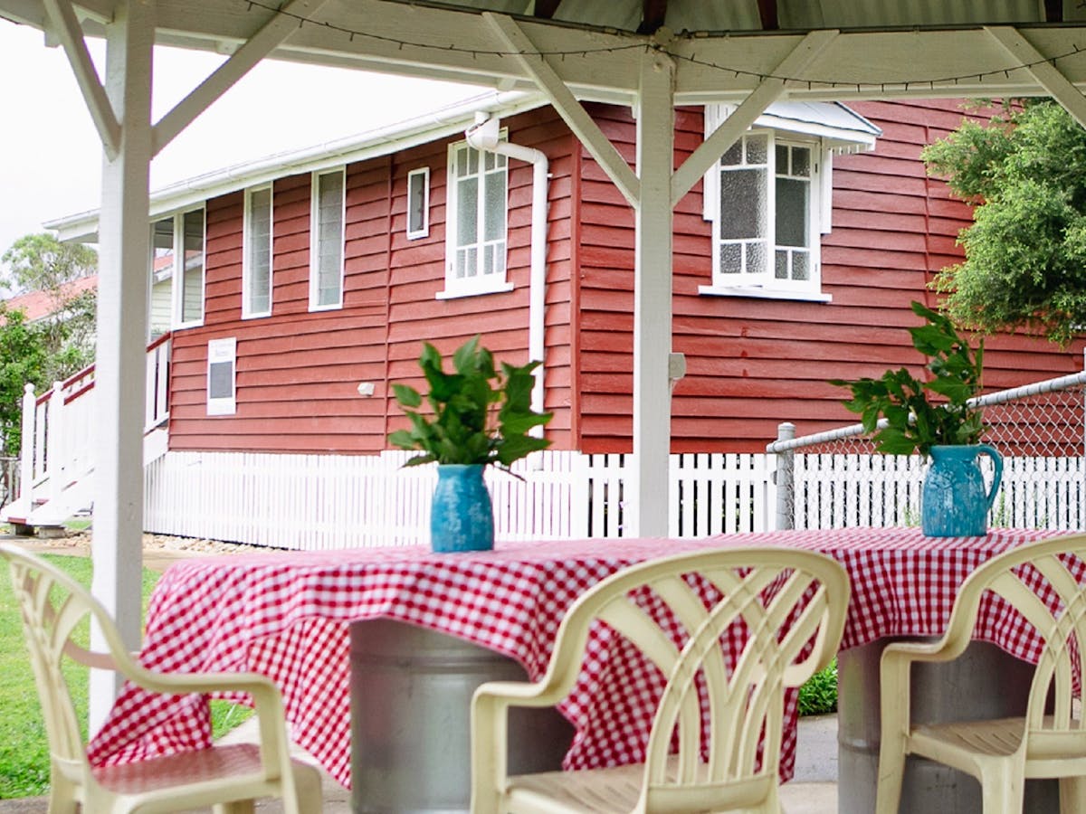 BBQ in the gazebo