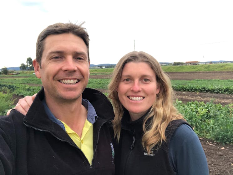 Picture of Farmers Jesse and Carly from Phoenix Park Farm