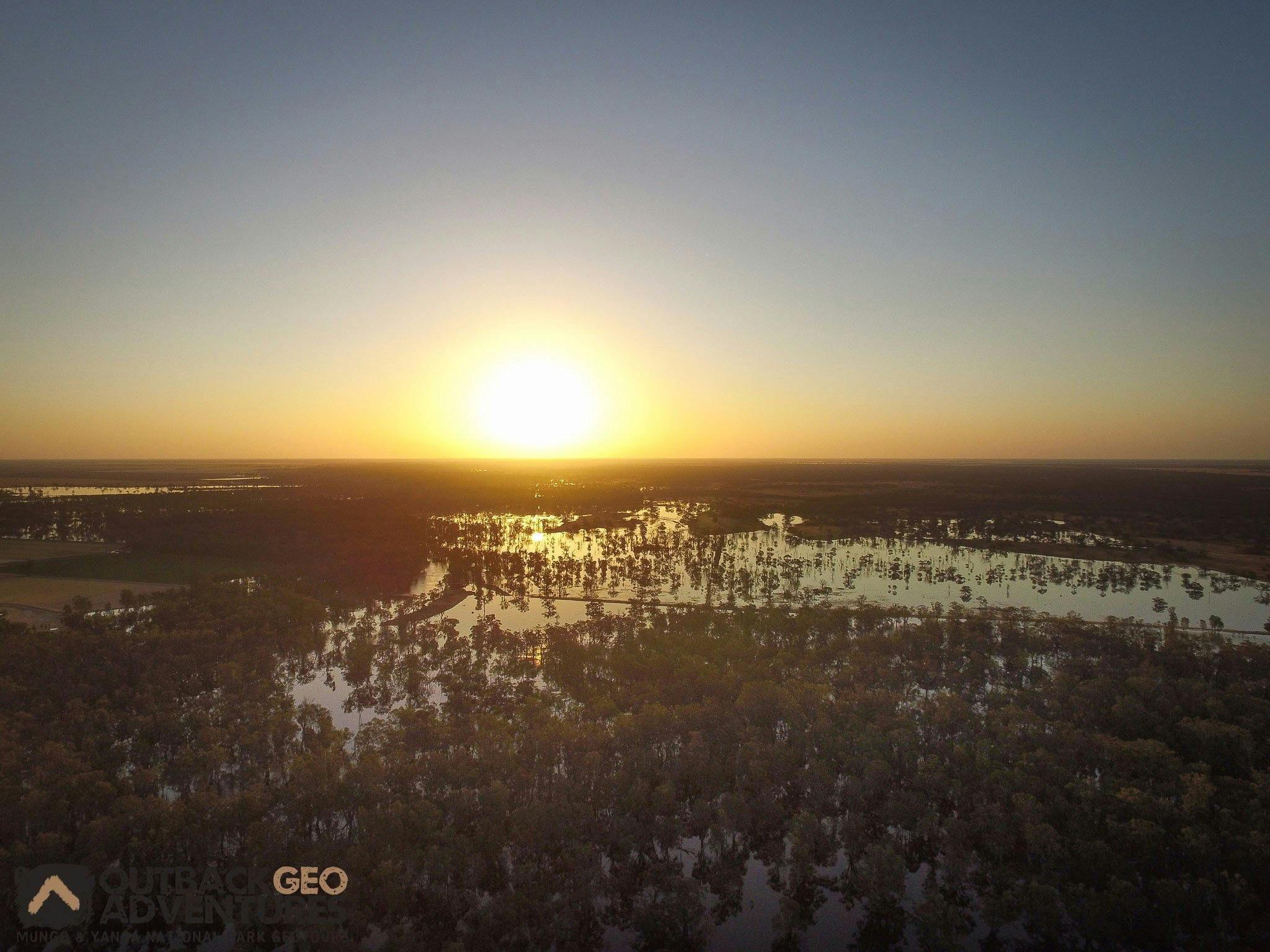 Flooded Yanga National Park