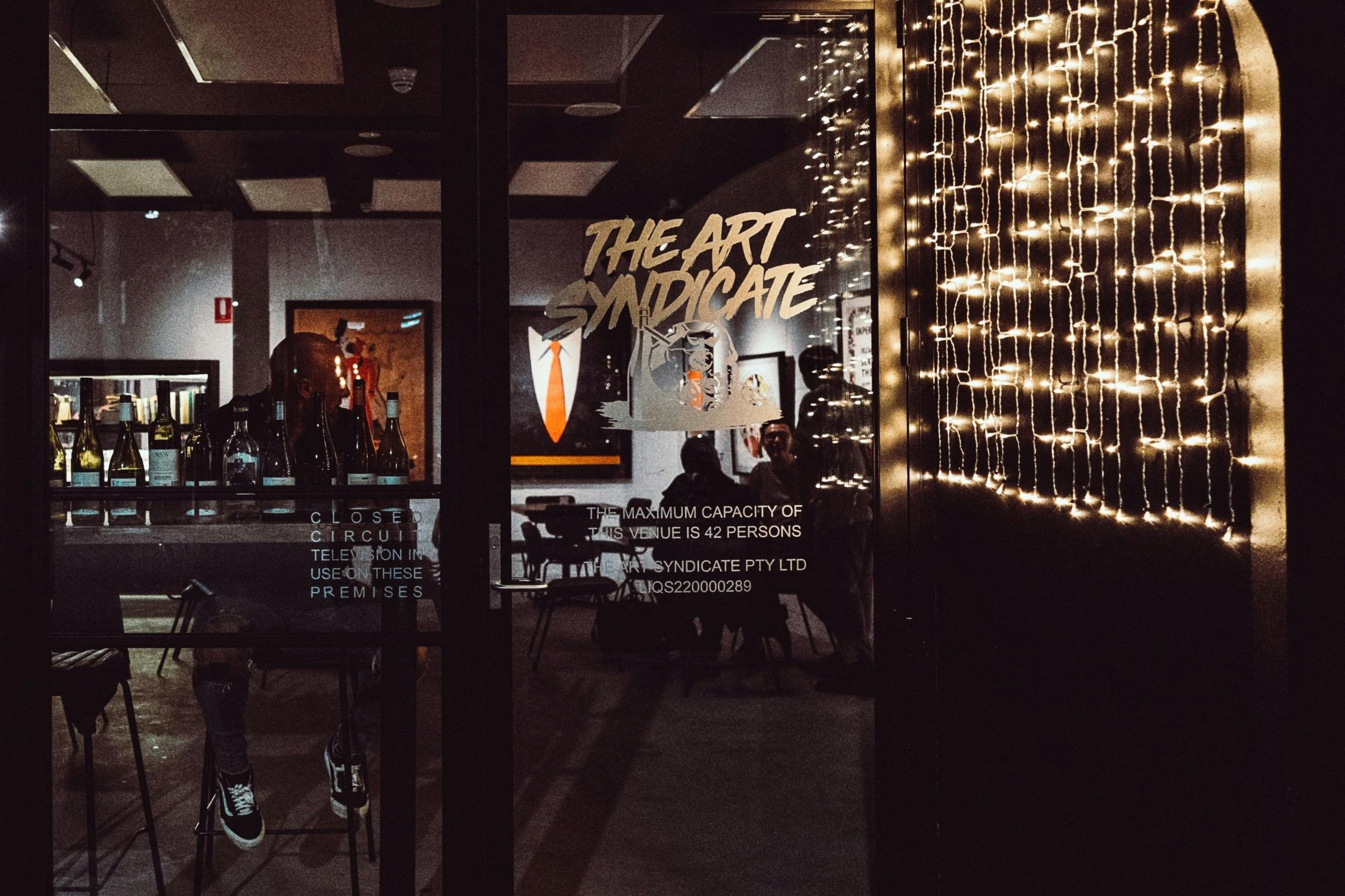 The exterior of The Art Syndicate.