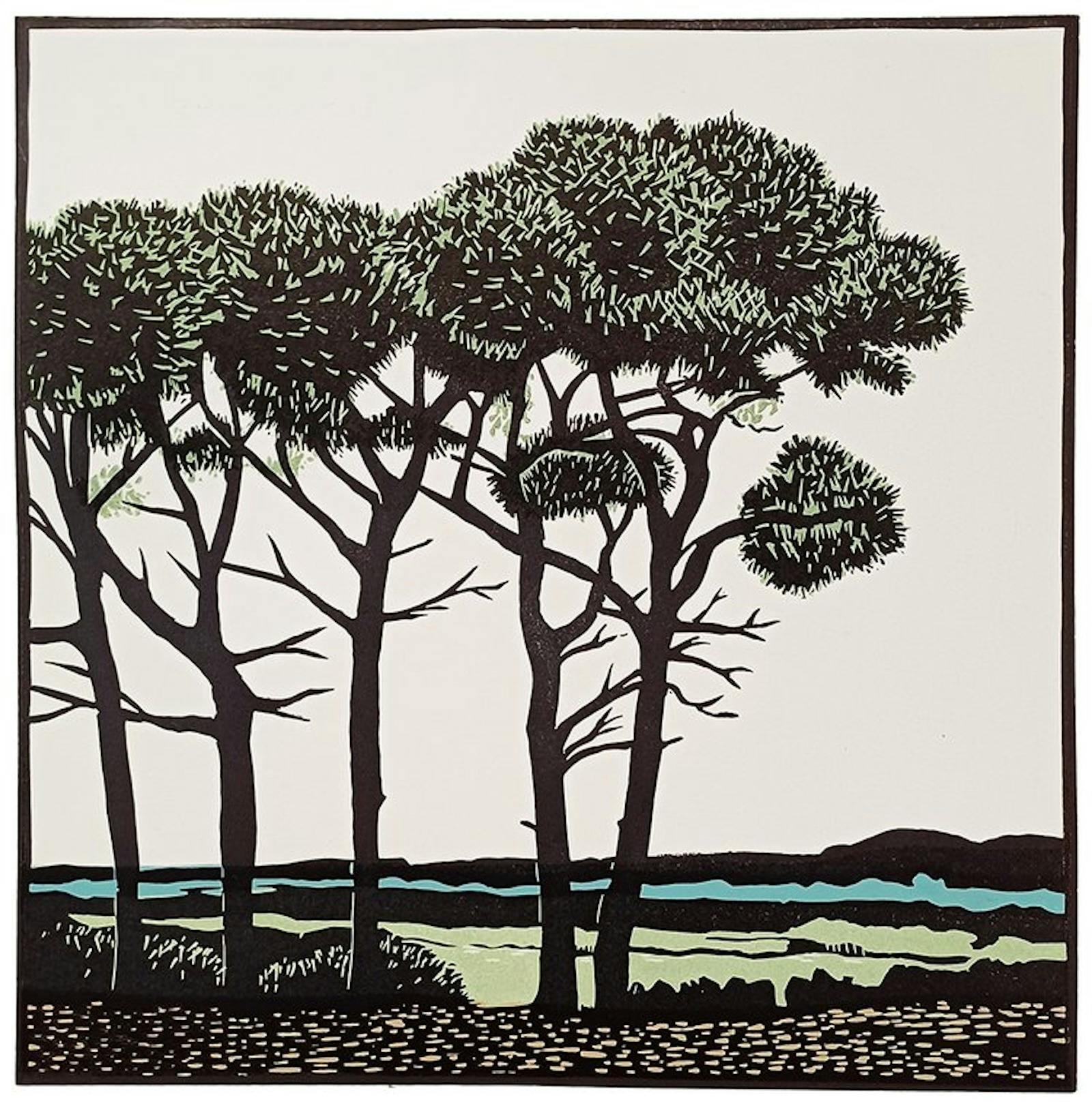 Carlton Cox Artwork - Blenheim Gallery and Garden - Maritime Pines Cressy House