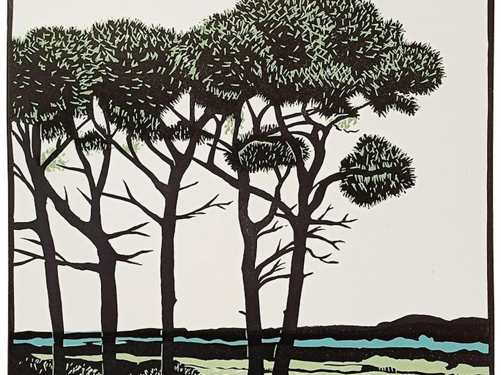 Carlton Cox Artwork - Blenheim Gallery and Garden - Maritime Pines Cressy House