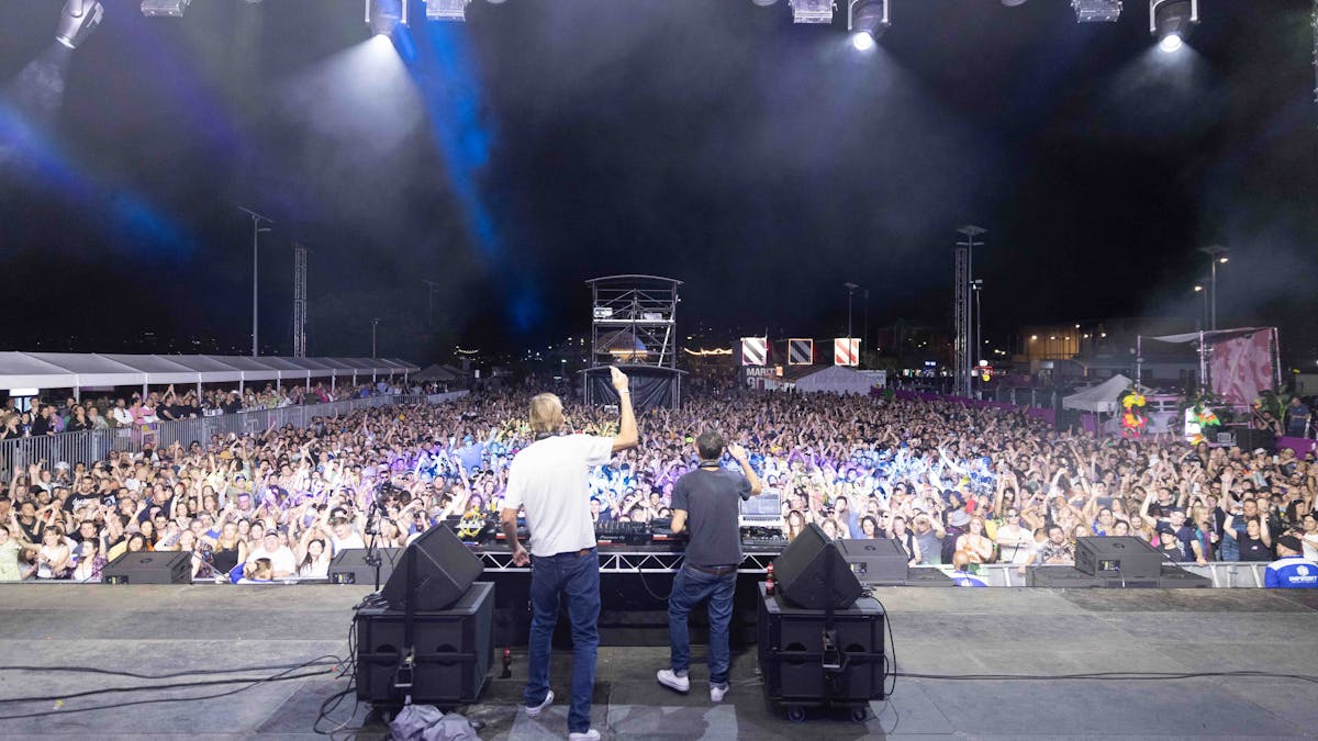 Groove Armada DJ'ing at Sweet Relief