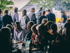Groups of people having fun at Raidis Estate