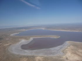 Lake Eyre in flood 2010