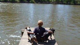Fishing Jetty at Corowa Lagoon