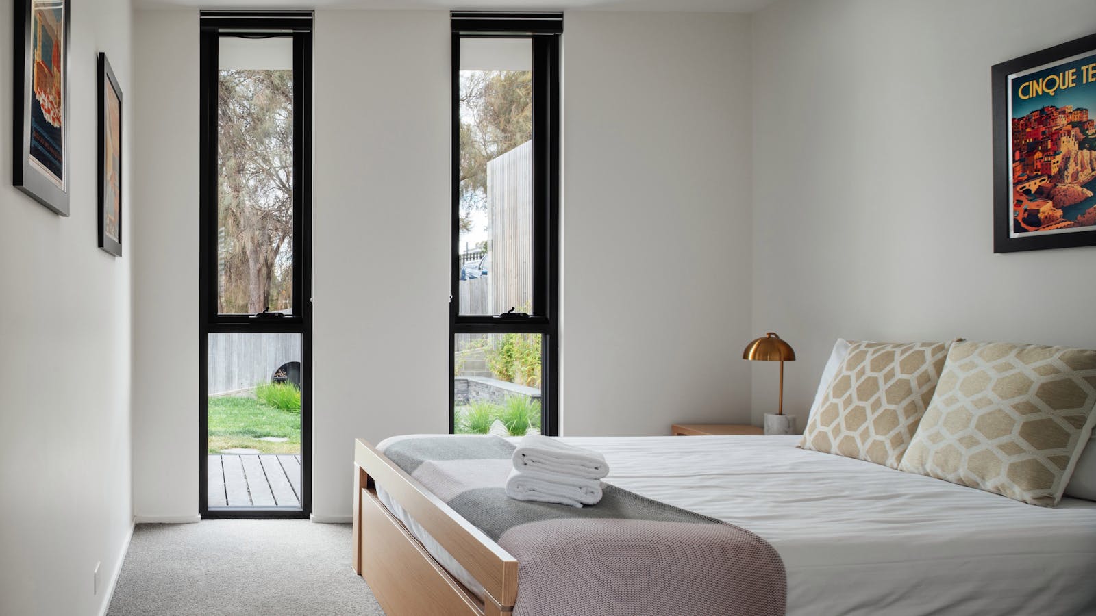 Comfy beds and professionally laundered linen