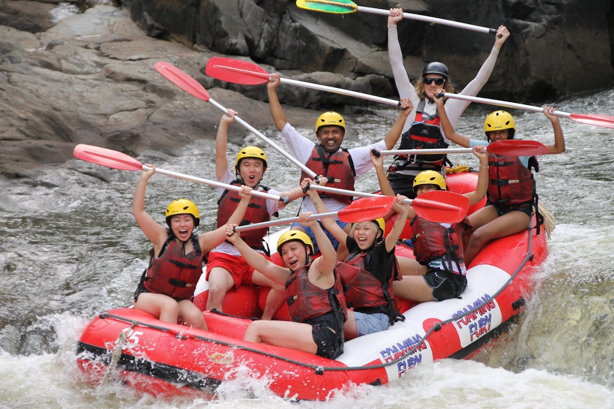 Cairns Adventure Group, white-water rafting, tours, Barron River