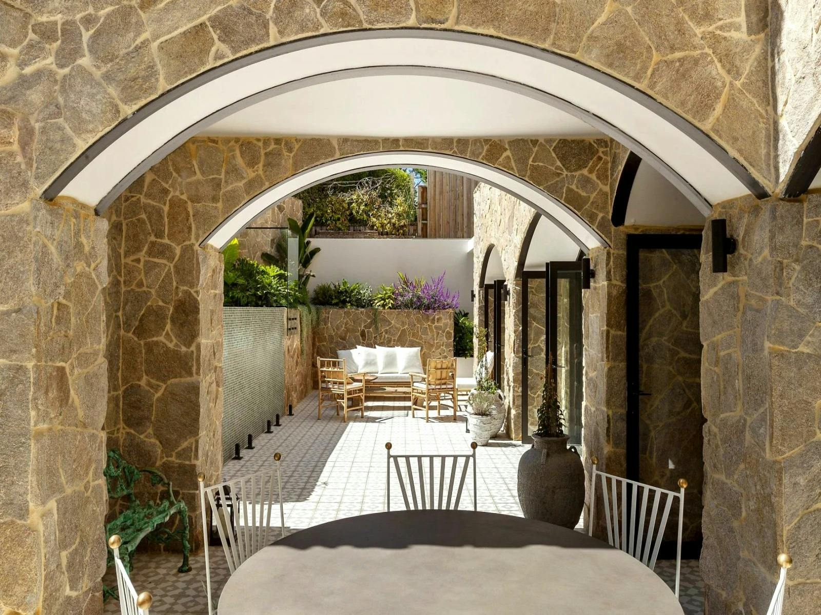 Outdoor entertainment area