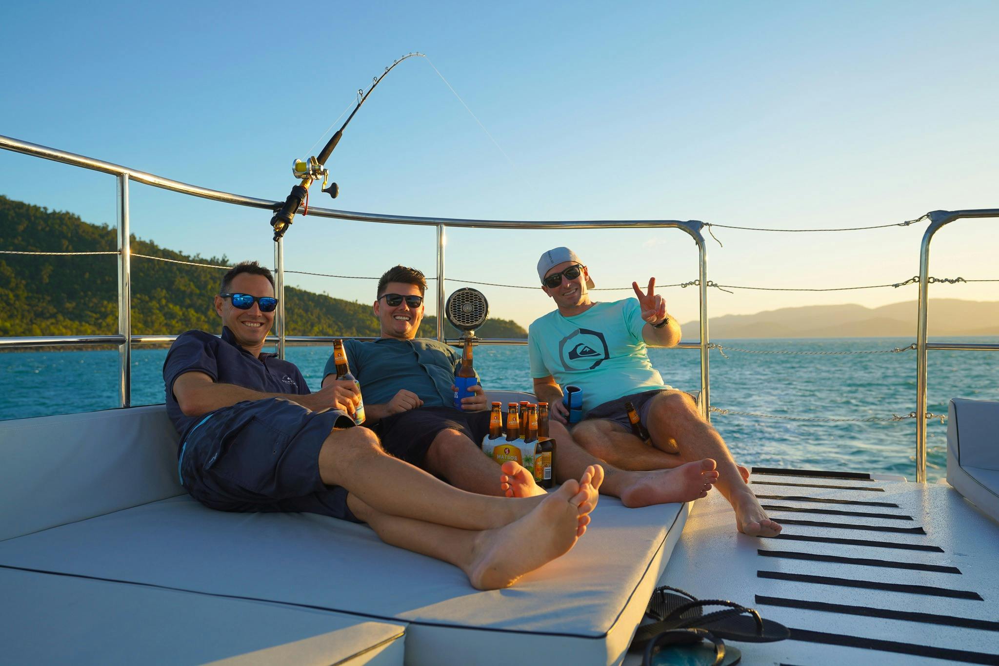 Trolling at sunset