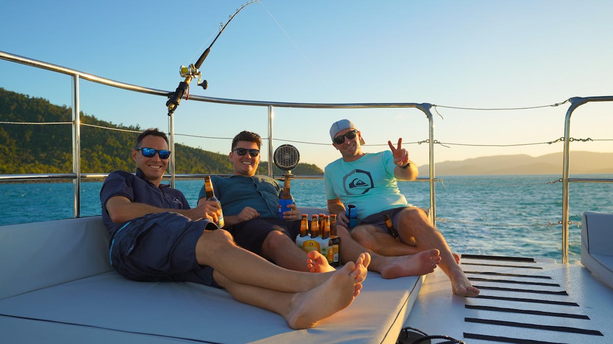 Trolling at sunset