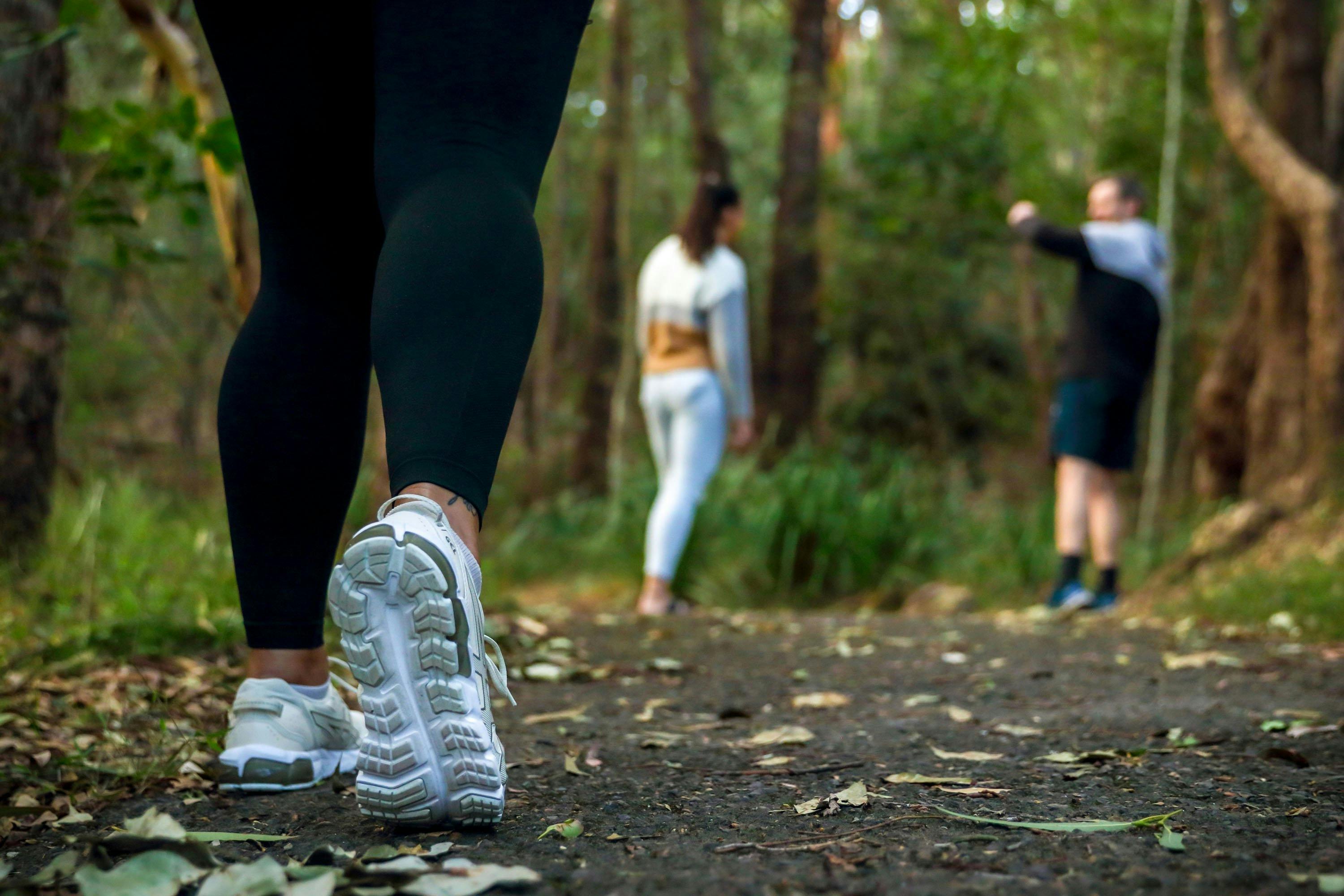 People walking through Conservation Estate