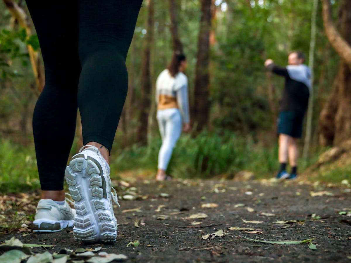 People walking through Conservation Estate