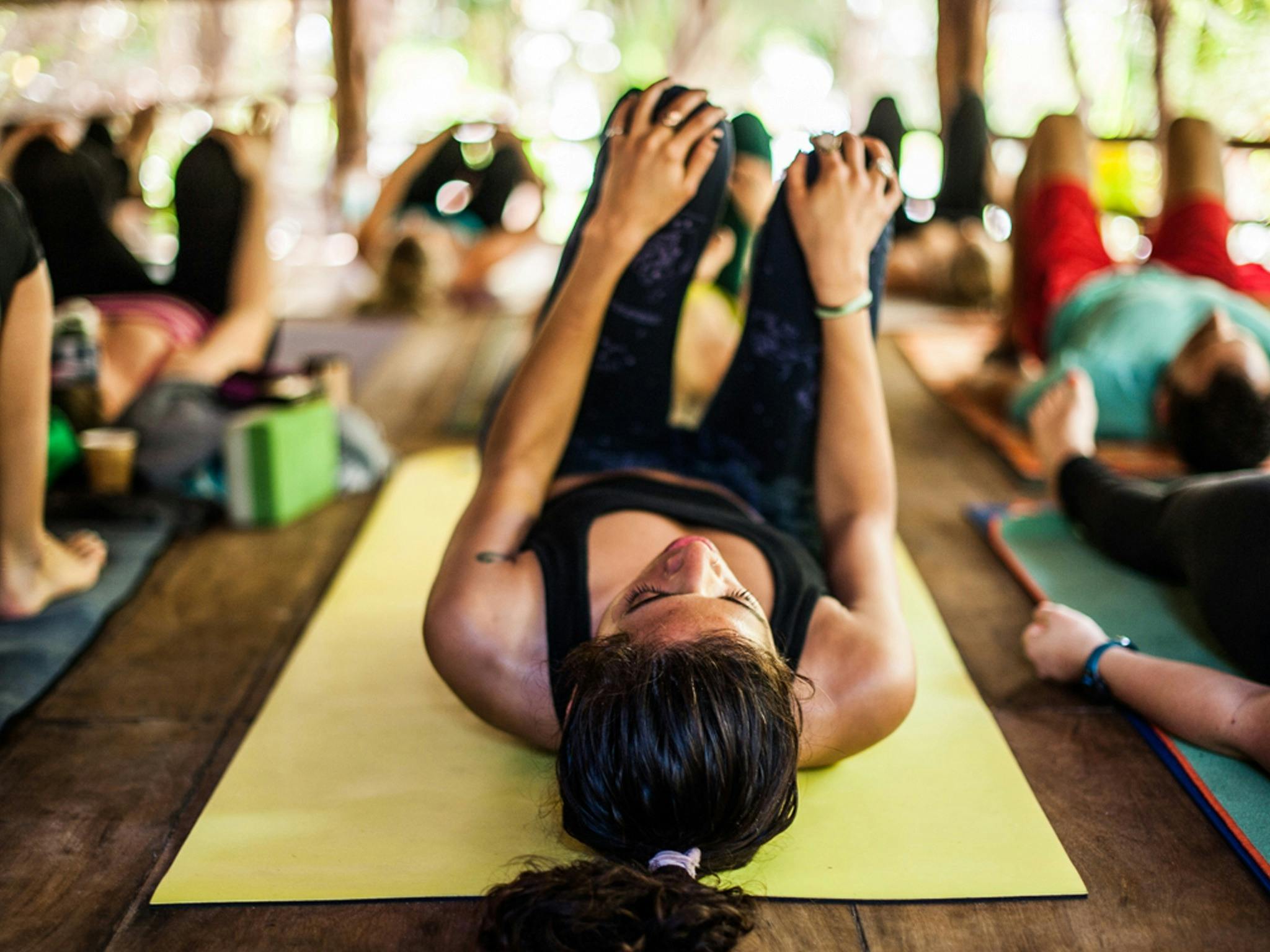 Indulge with a weekend of unlimited yoga.