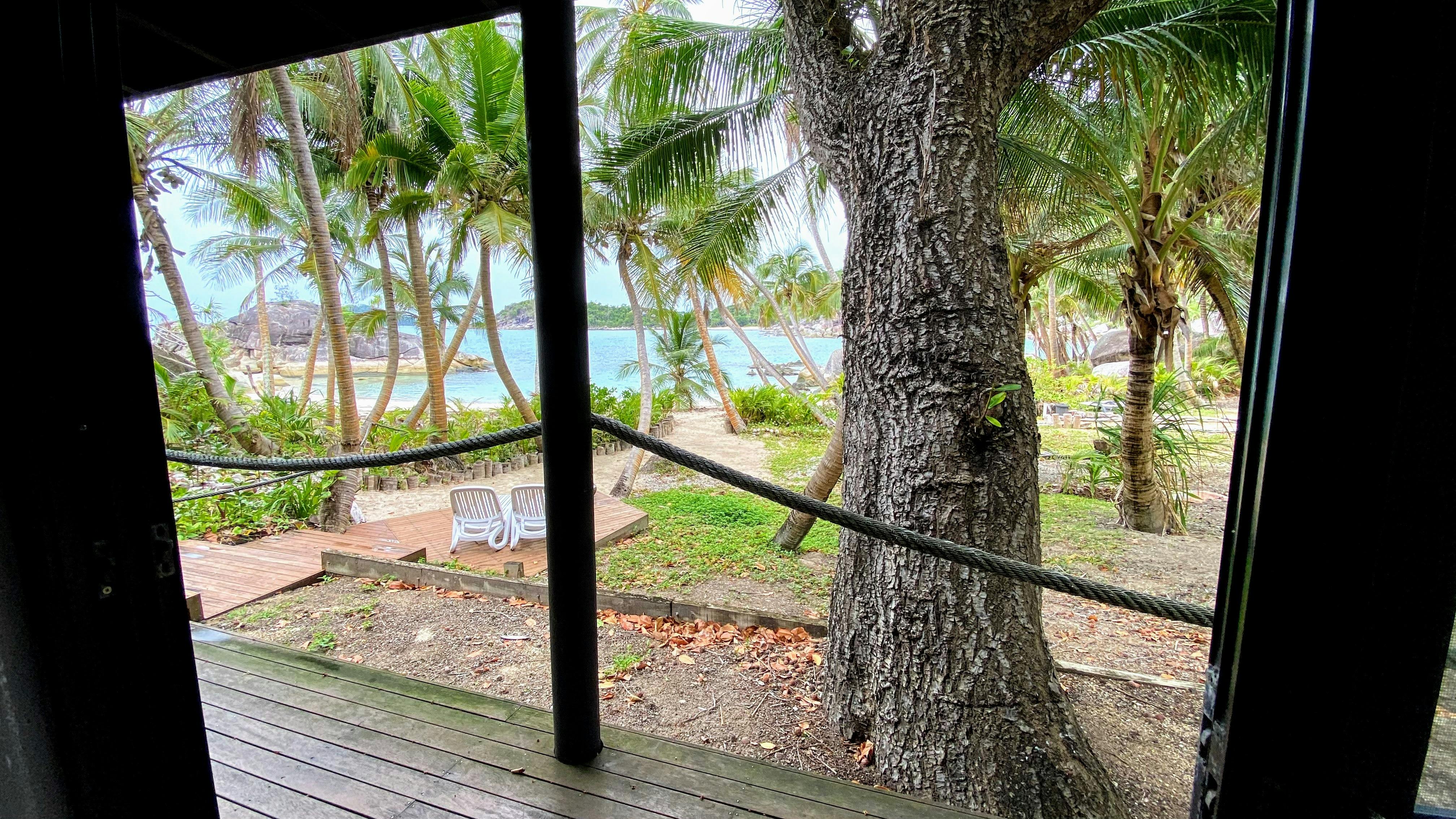 Beach view from the bedroom