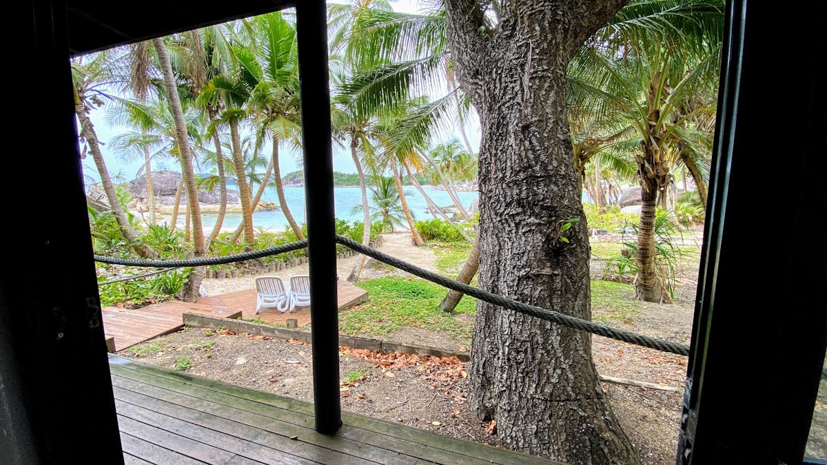 Beach view from the bedroom