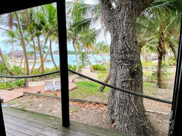 Beach view from the bedroom
