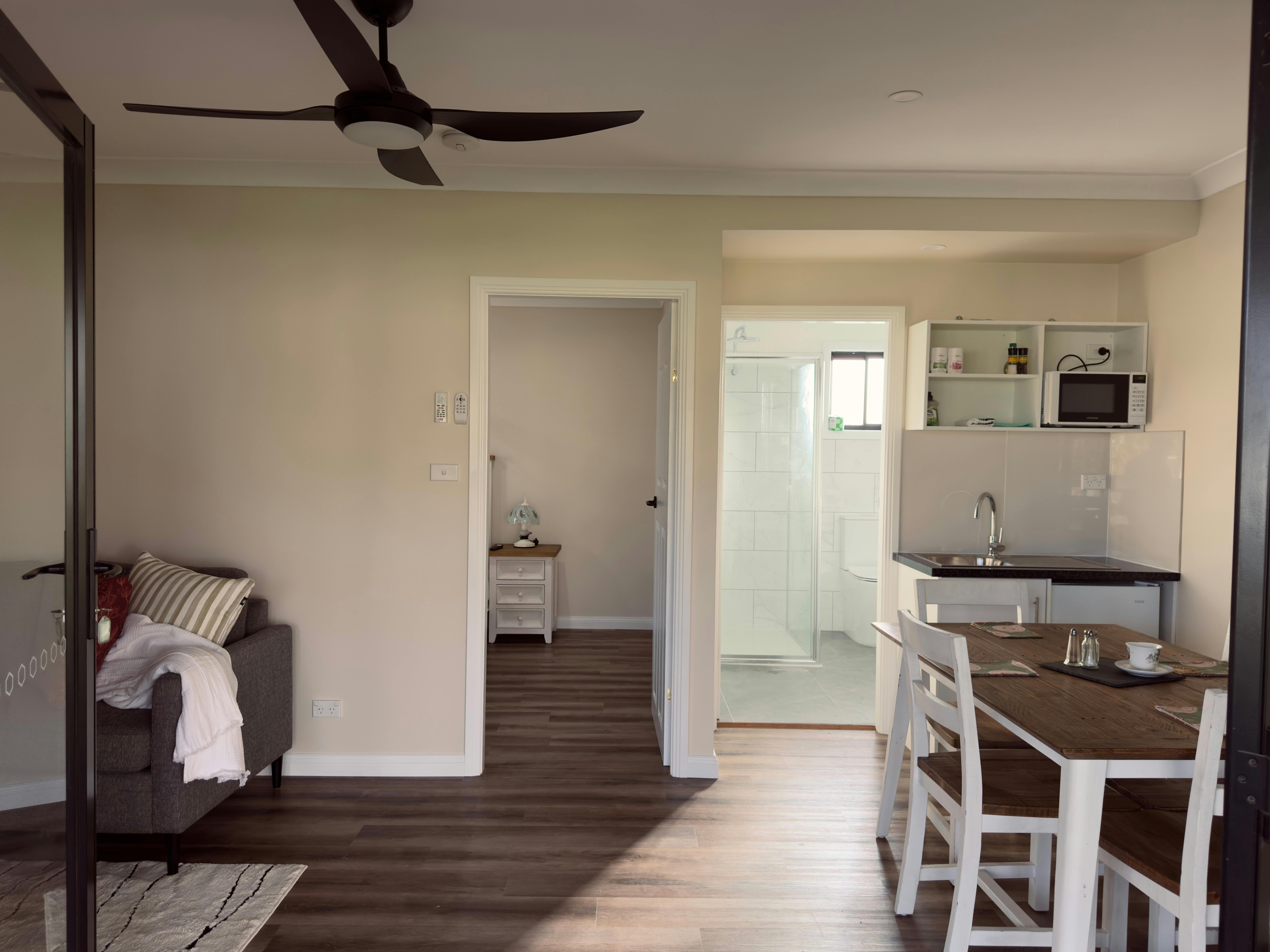 large table with 4 chairs.