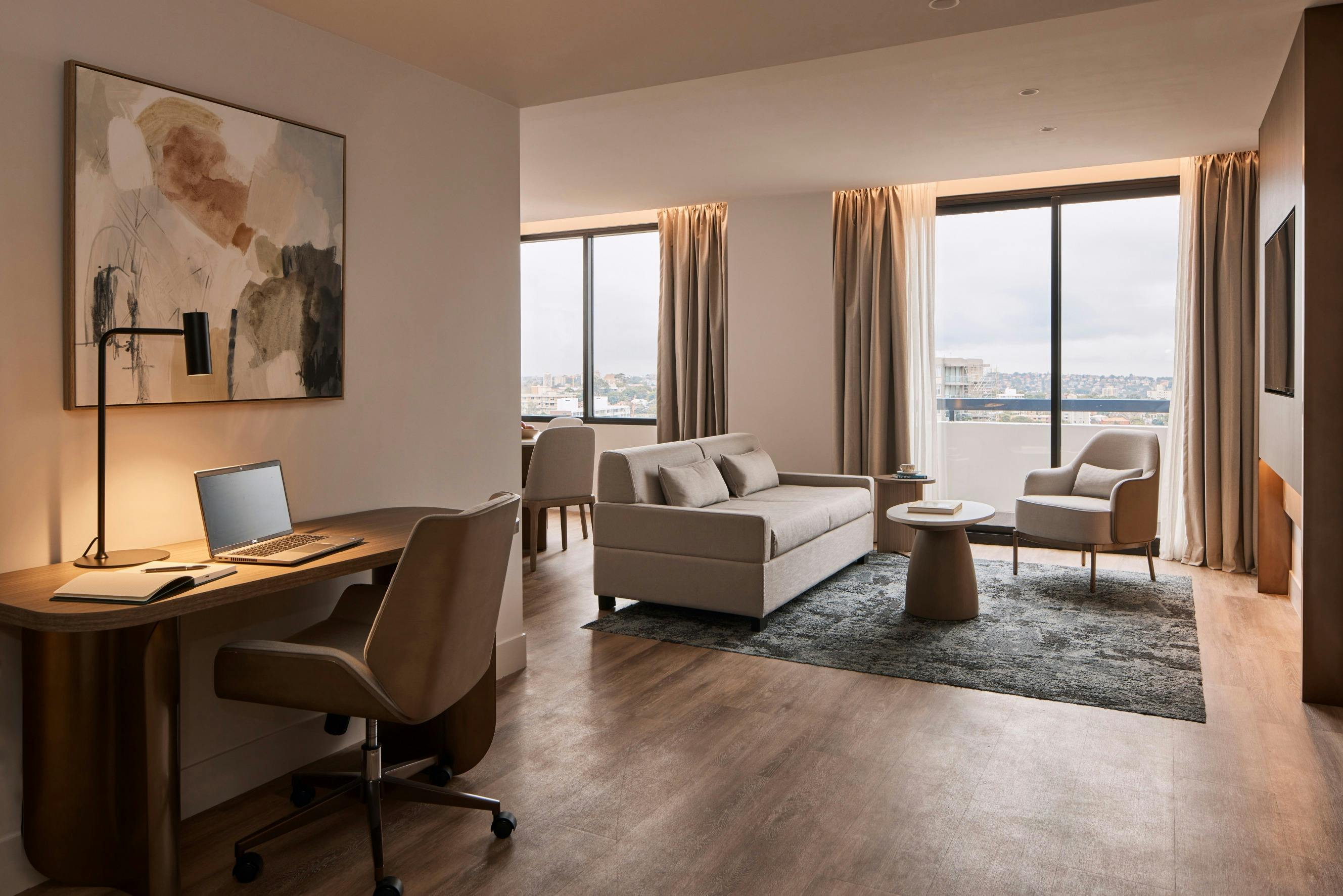 Two Bedroom Penthouse - Living area