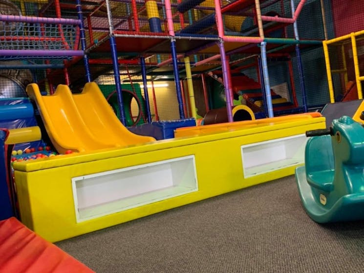 Slides for children to climb