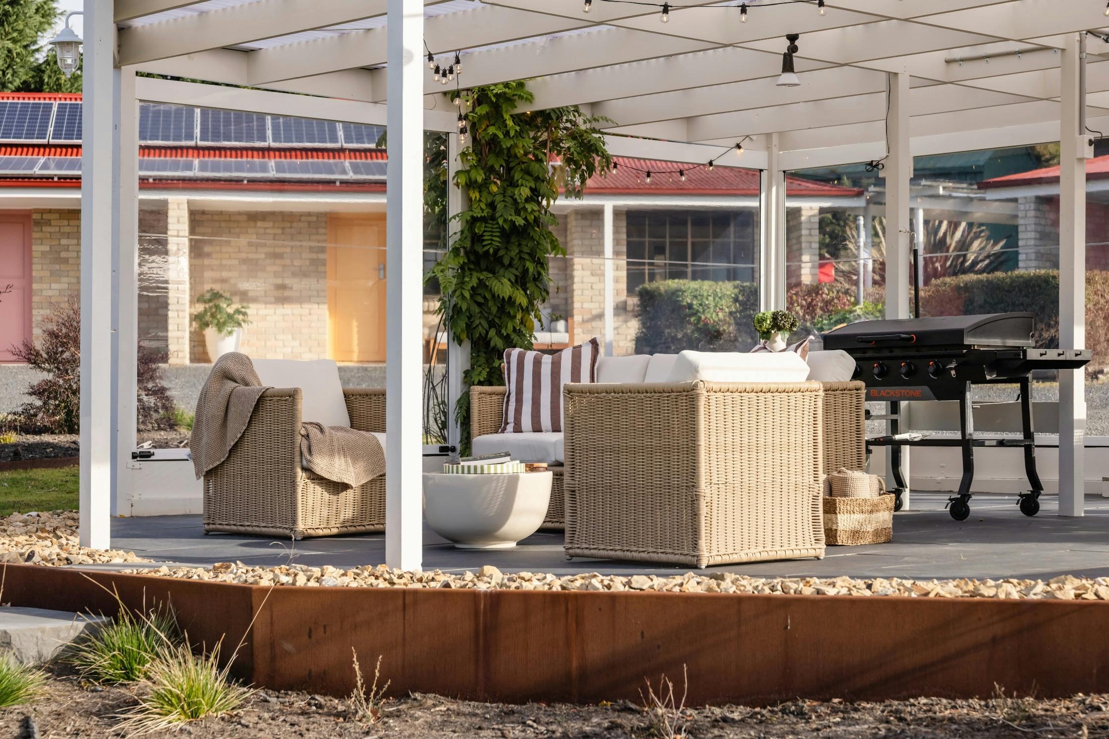 Shared bbq area
