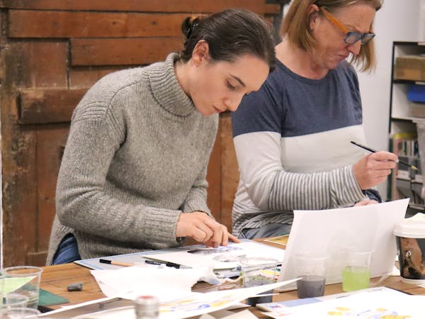 Illustration Workshop - Ink and Watercolour Wash