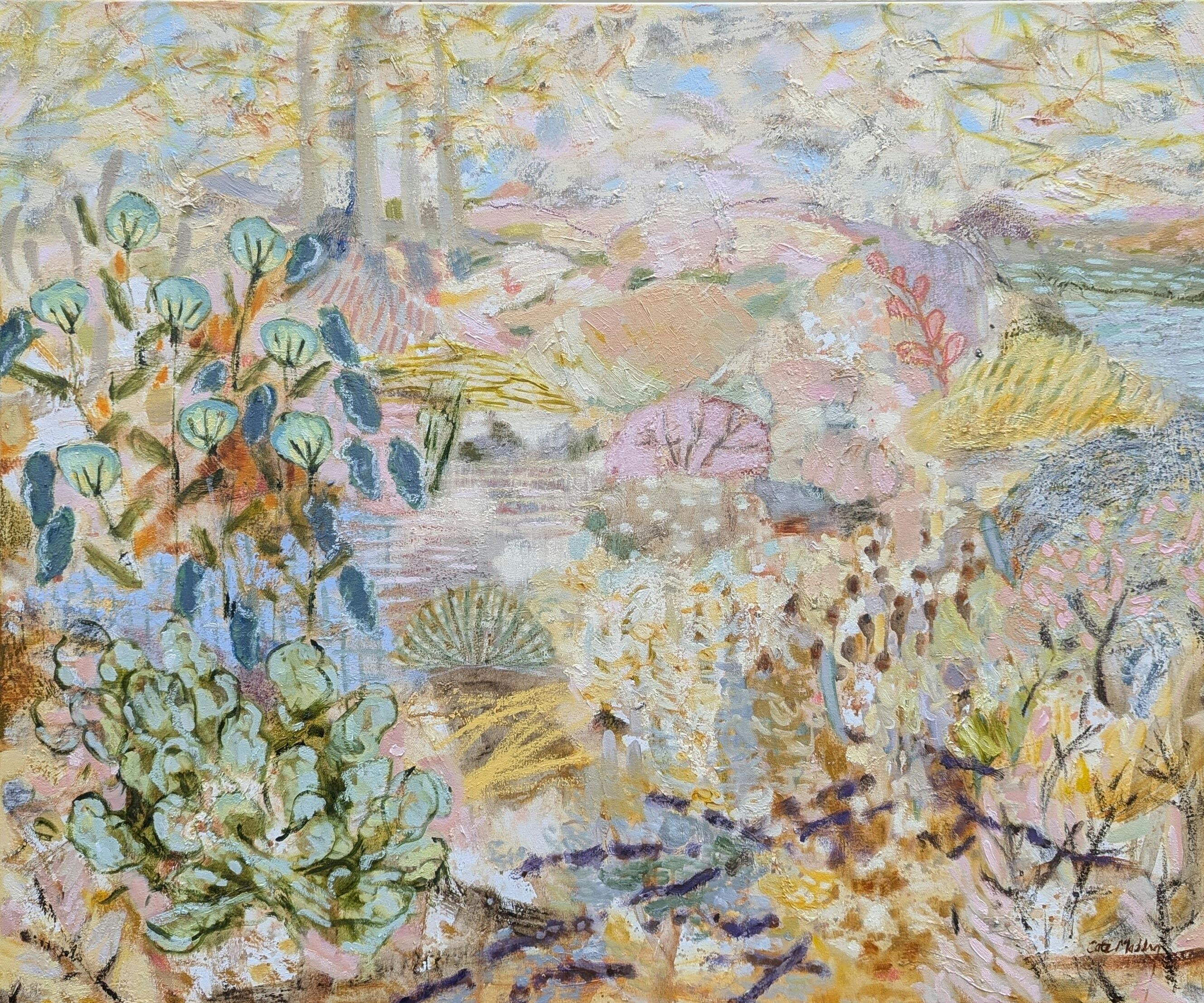 Mixed media, Oil, Acrylic, Oil stick , charcoal on canvas 100 × 120 cm