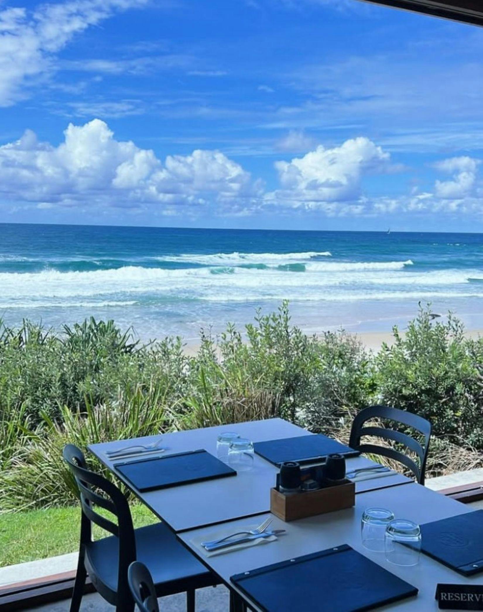 oceanfront dining