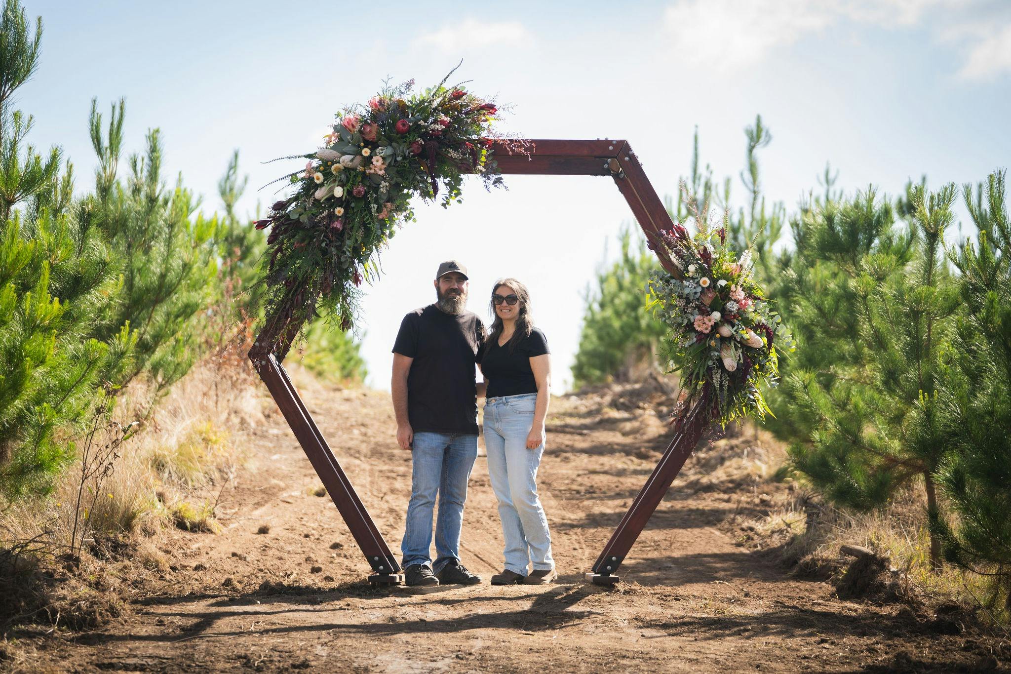 Sugar Pines visitor area wedding arbour