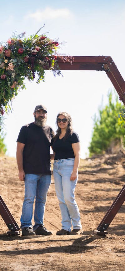 Sugar Pines visitor area wedding arbour