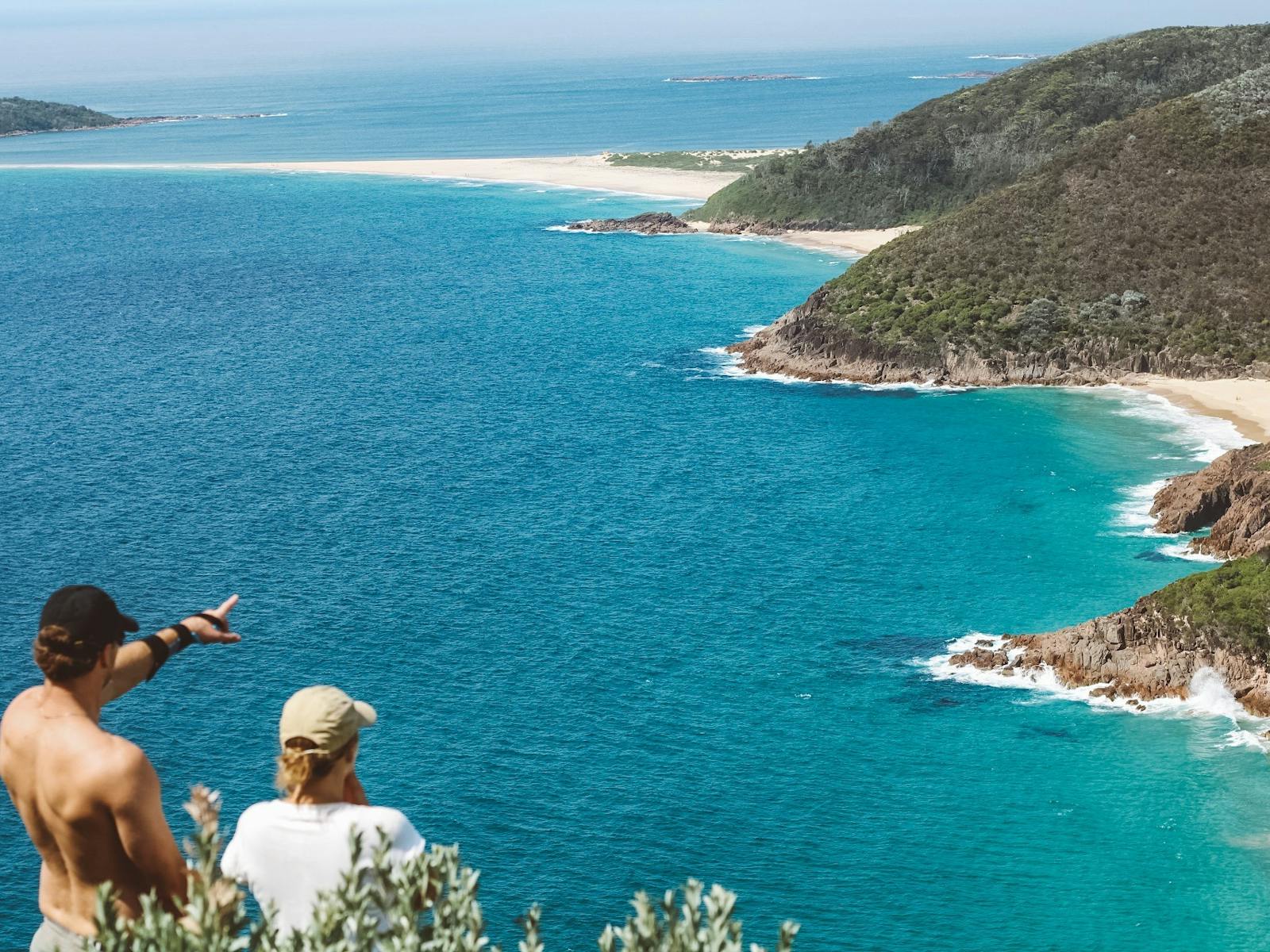 View at the top of Tomaree