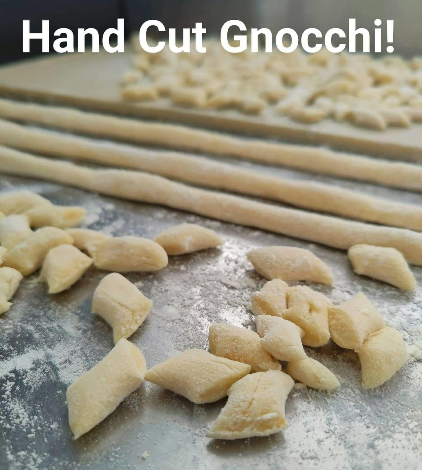Hand cut Gnocchi