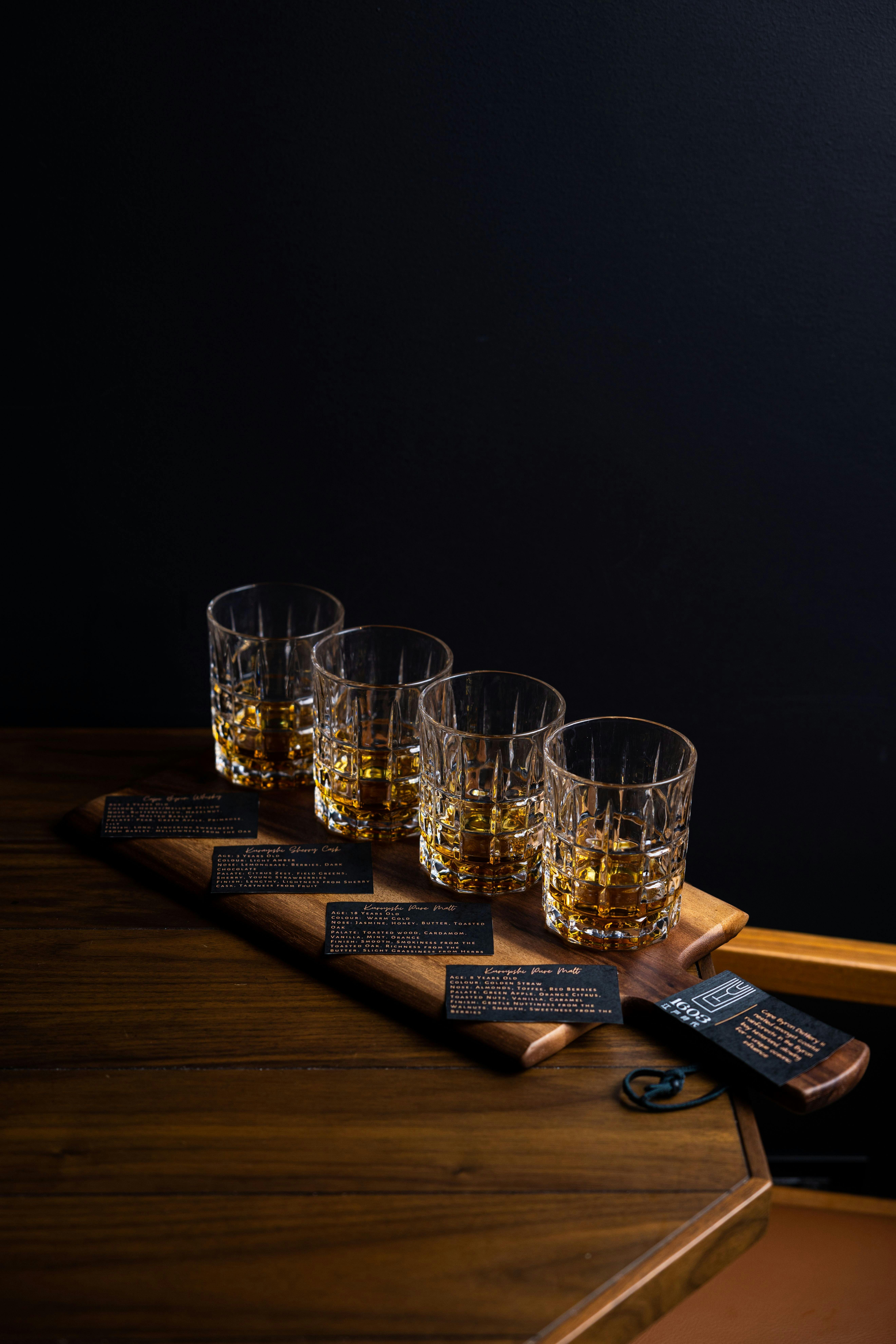 Whiskey Flights at Bar 1603