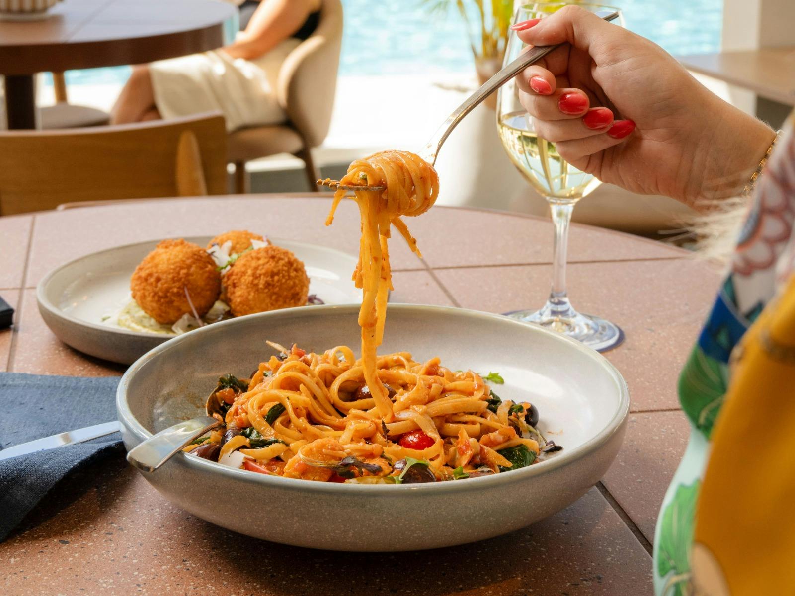 Pasta and Wine Night at ela