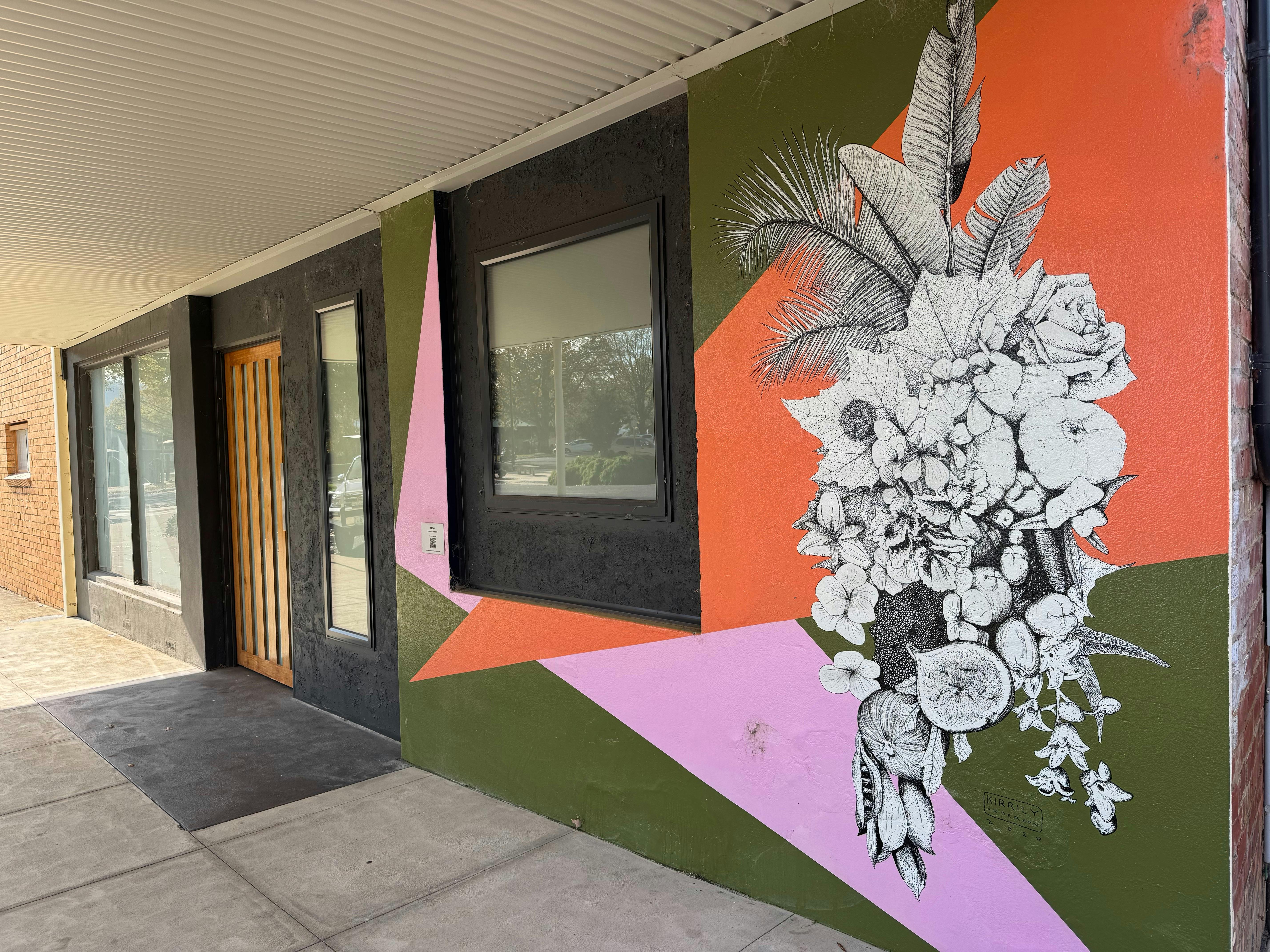 'Grow', Tallangatta. By Kirrily Anderson is located on Banool Street.