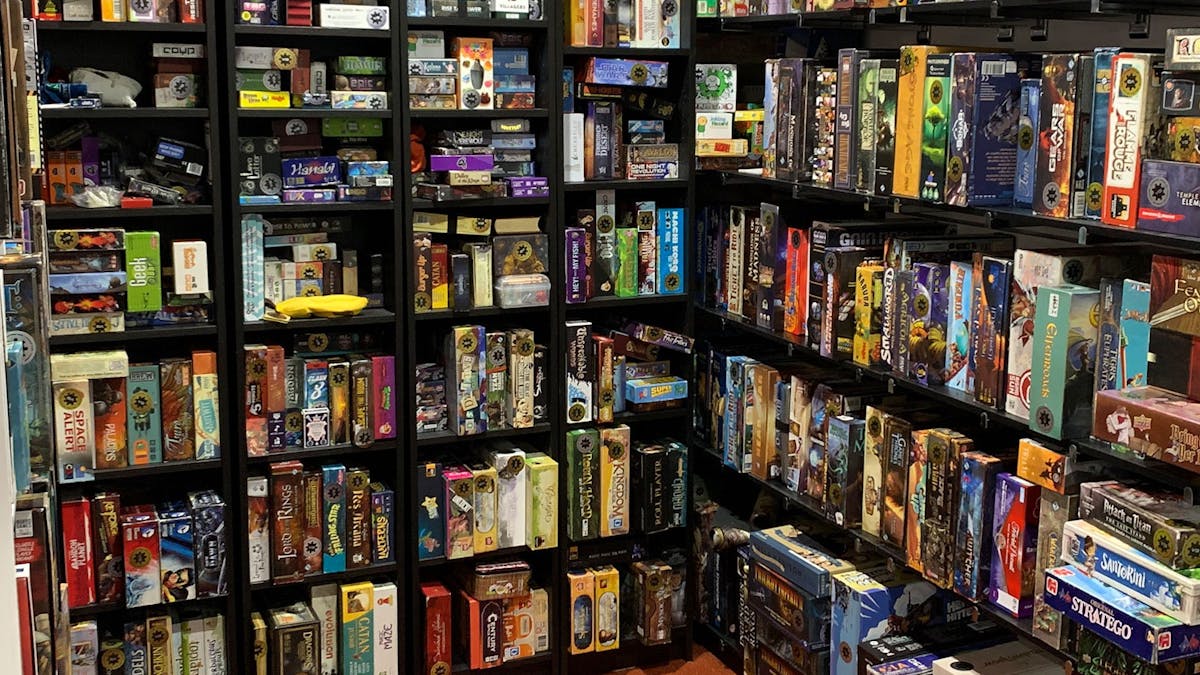 The Vault Games Board Game Library