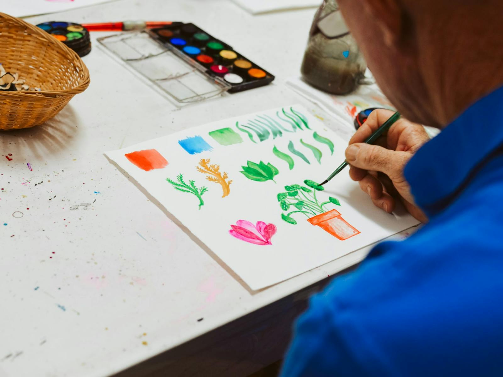 Watercolour painting