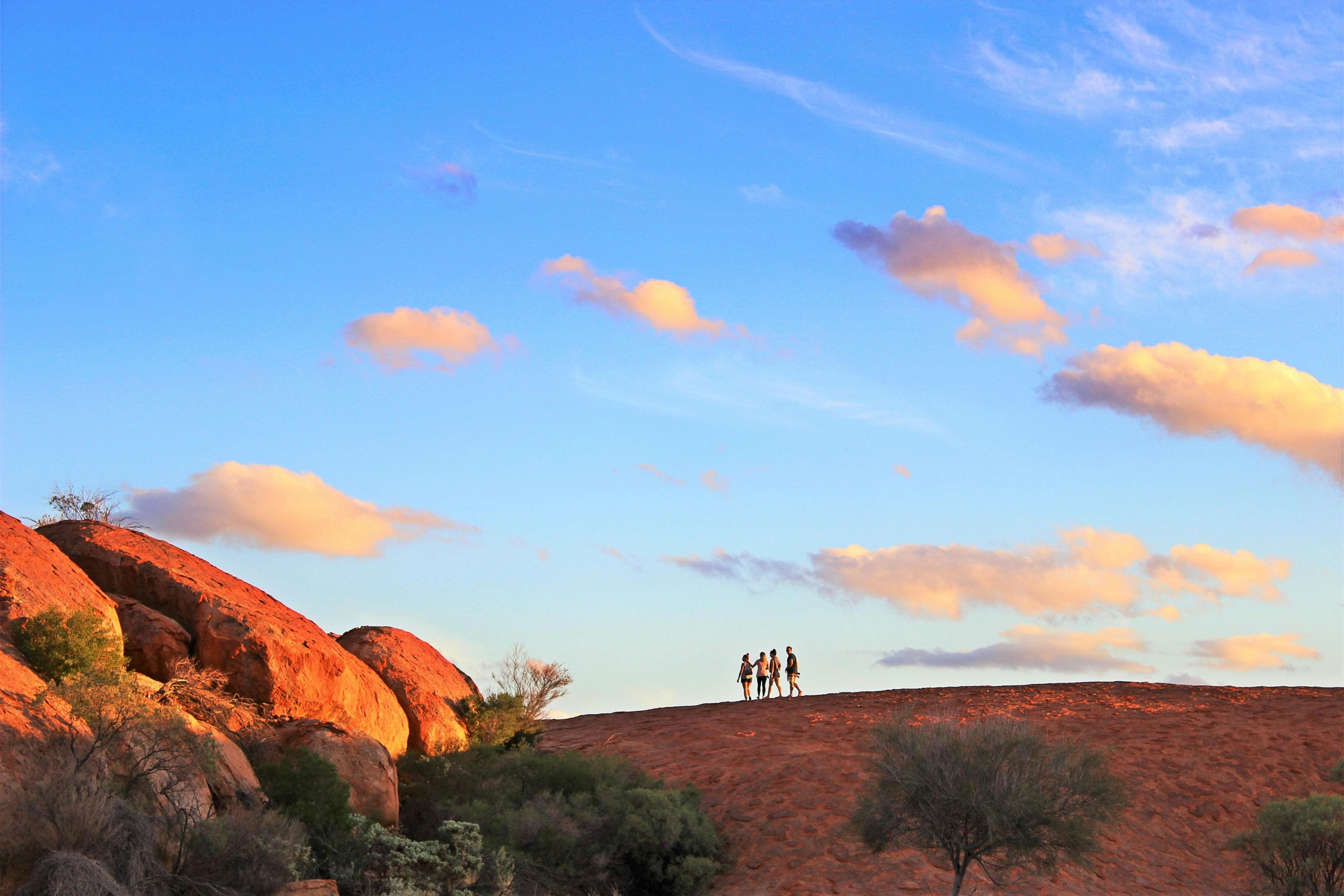 The granite outcrops of Wooleen Station
