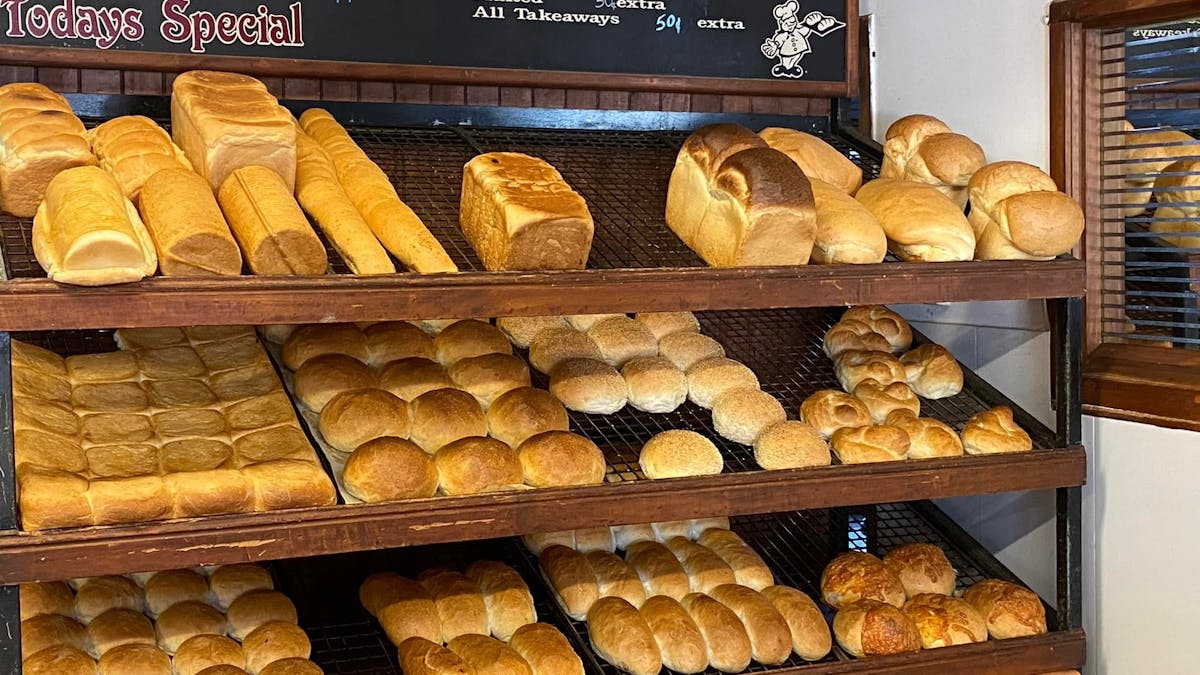 Bakery delights available.